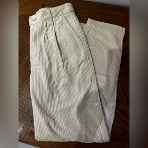 Cream Corduroy Trousers Size 4